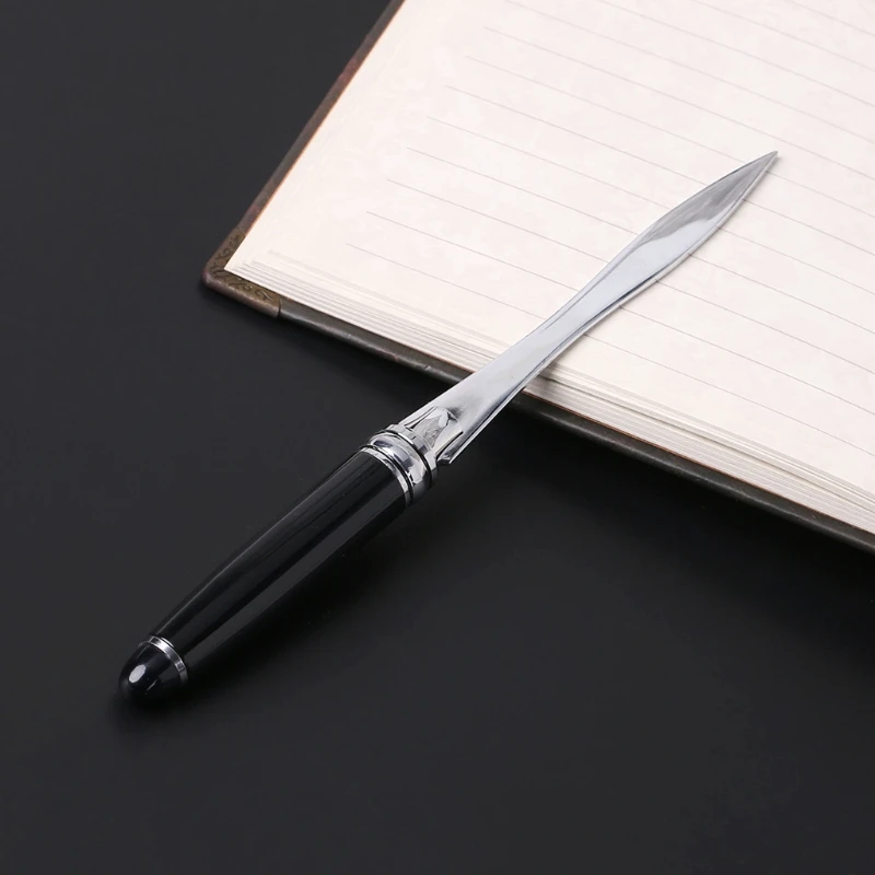 Нож из нержавеющей стали для открывания букв с металлической ручкой, конверты для резки, разделенный файл 10166