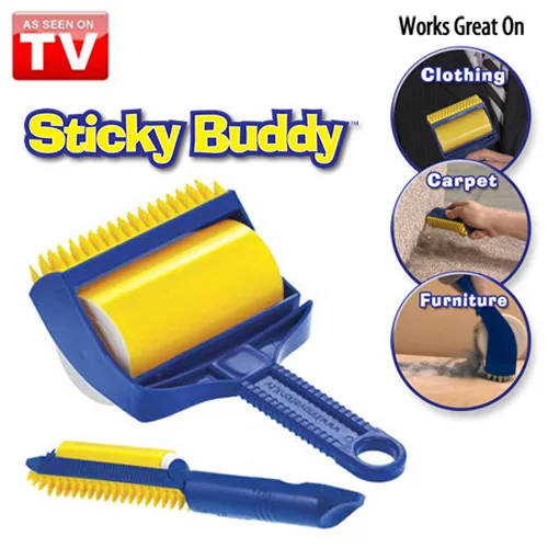 Sticky Buddy Reusable Lint Brush Telebrands Generic Reusable Sticky