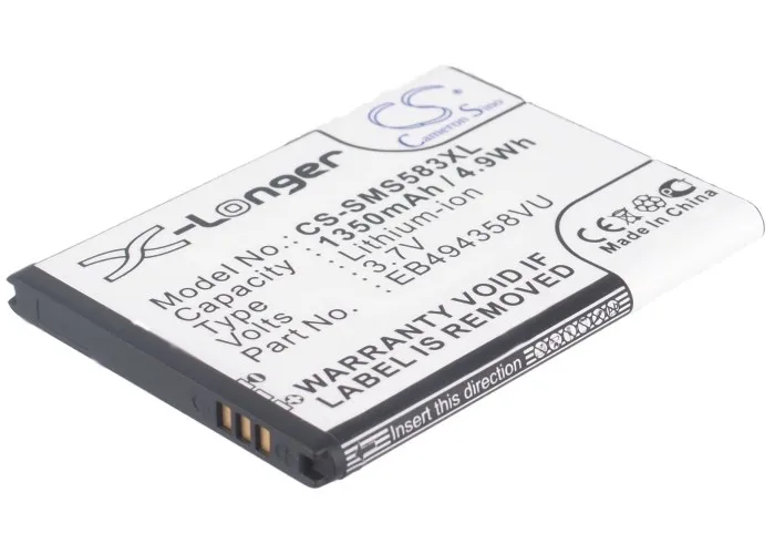 Mobile Phone Battery For SAMSUNG GT-B7510,GT-B7800,GT-S5660,GT-S5660C,GT-S5670,GT-S5830i,GT-S5830T,GT-S5838,GT-S6812i,GT-S6818
