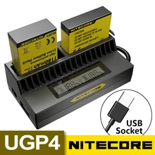 Hot NITECORE UGP4 USB Dual Slots Smart Charger LCD Display Battery Charger For GoPro HERO4 HERO3 AHDBT 401 302 301 201 Battery Hot NITECORE UGP4 USB Dual Slots Smart Charger LCD Display Battery Charger For GoPro HERO4 HERO3 AHDBT 401 302 301 201 Battery