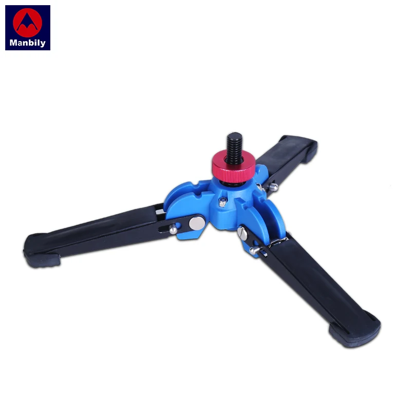 Monopod de Alumínio com Dobrável Base de Equilíbrio Manbily Profissional Câmera Três Pés Suporte Tripé A-222 65-inch - Image 5