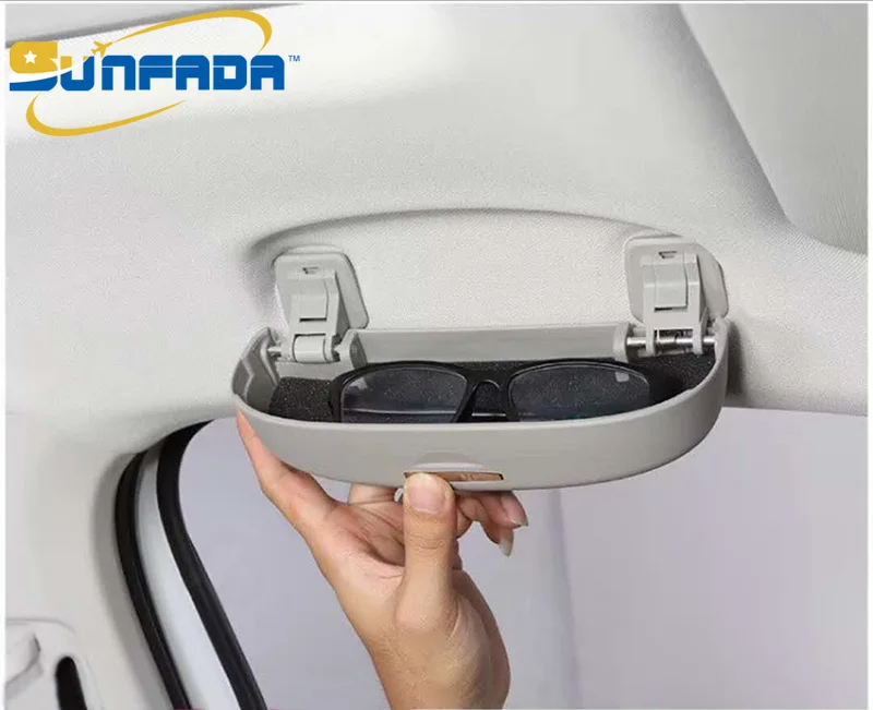 LFOTPP Car Sunglasses Holder for Car Interior for T-ROC Grey LFOTPP Car Sunglasses Holder for Car Interior for T-ROC Grey