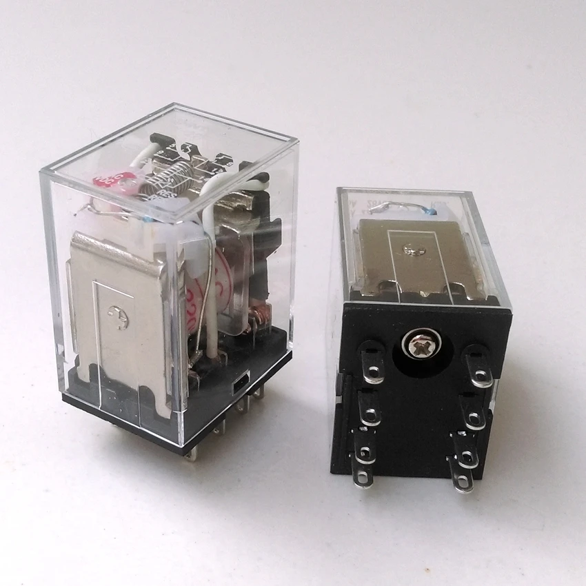 

5pcs/lot CHINT JZX-22F(D)-2Z AC220V General Relay HH52P Mini Relay MY2NJ with light