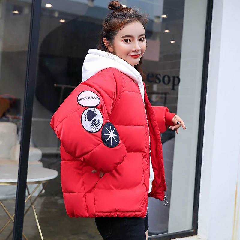 2018 New Arrival Winter Jacket Women Oversize Fashion Female Womens Coat Short Parka Warm Casaco Feminino Inverno Outwear