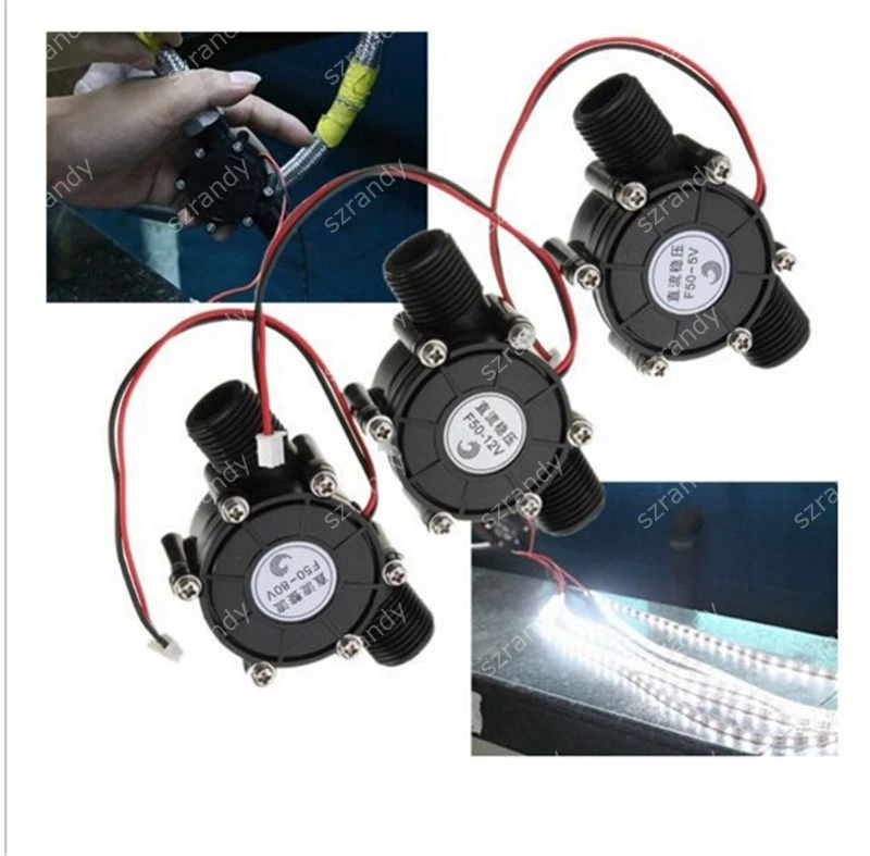 

DC Hydroelectric power hydro generator for LED faucet Portable water charger hydro water flow generator for LED shower