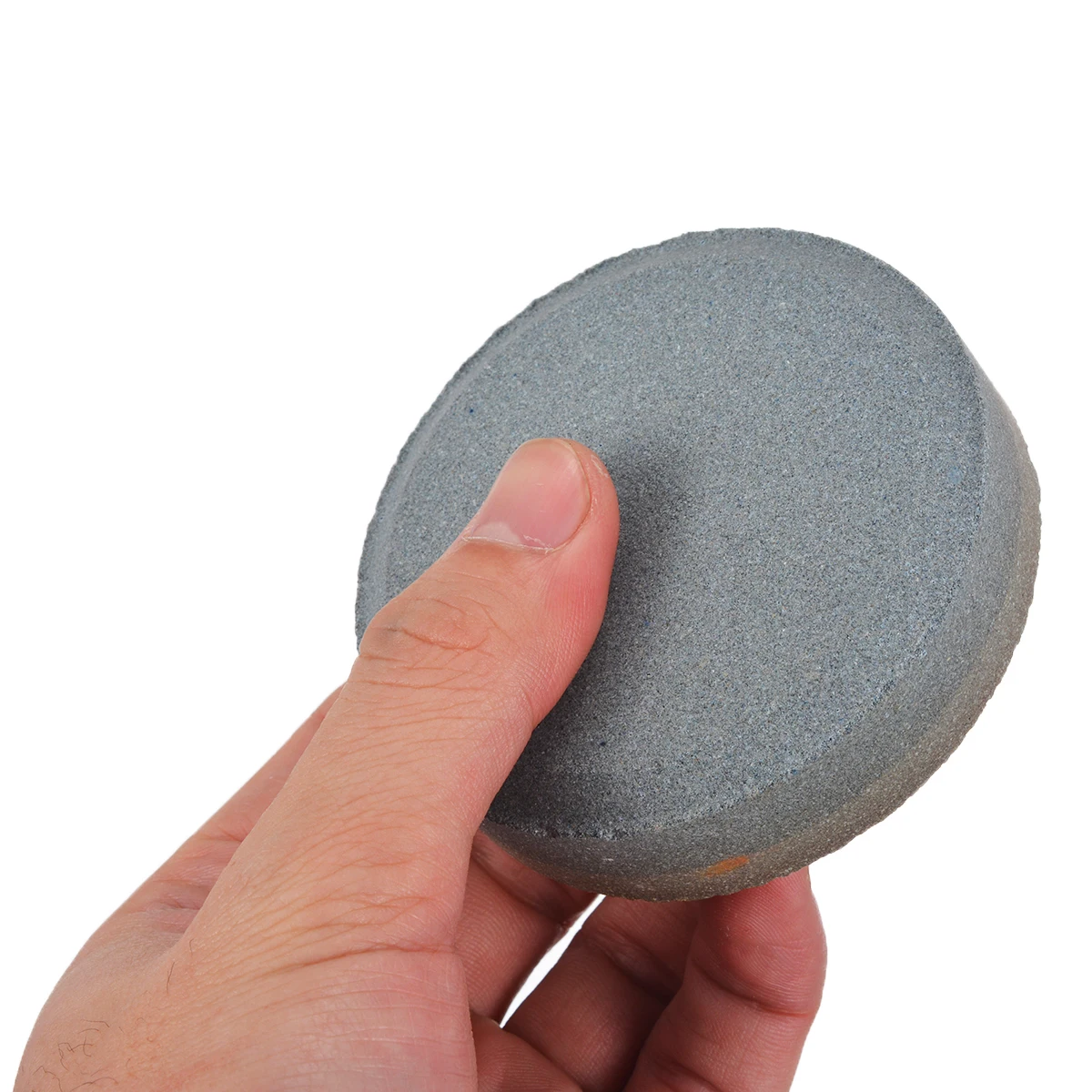 Double Sided Round Sharpening Stone Sturdy Hand Dual Grit Tool Pocket Bushcraft Easy Sharpen Cutter Kitchen Knives Accessory