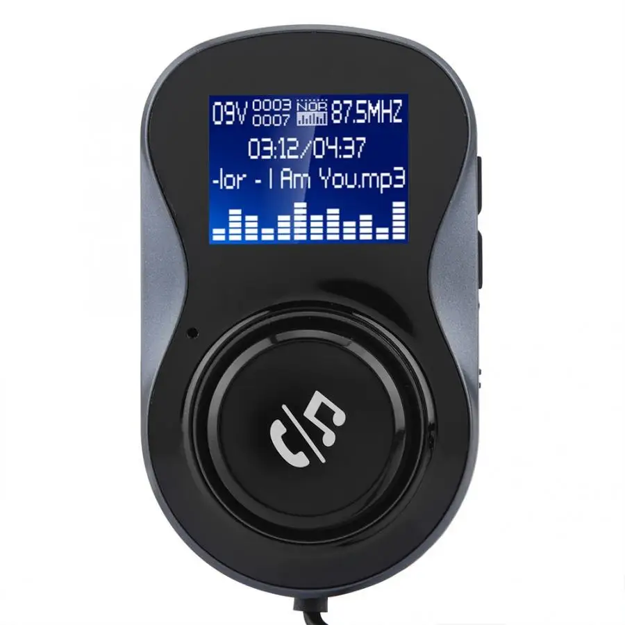 

2.4A Fast Charge Dual USB Car Charger BT Hands-free Stereo FM Transmitter MP3 Player Car Kit auto accessorie araba aksesuar New