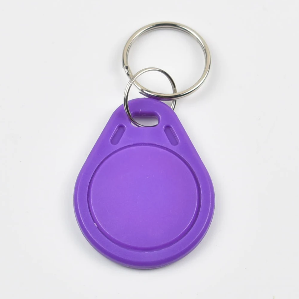 10Pcs/Lot EM4305 T5577 Copy Rewritable Writable ID Keyfobs RFID Tag Key Ring Card 125KHZ Proximity Token Access Duplicate