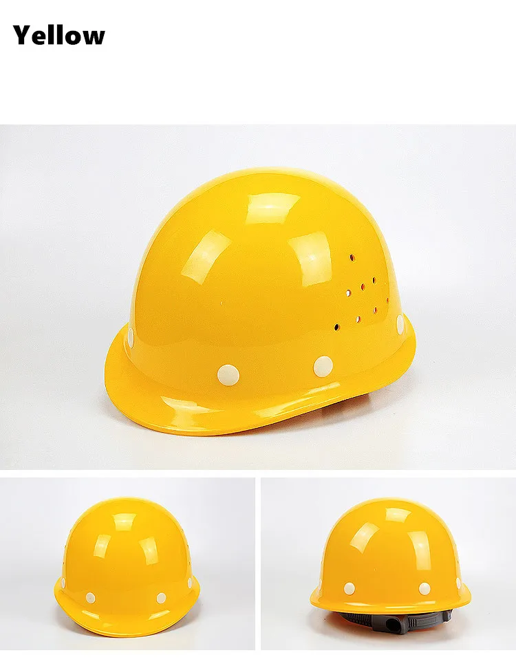 ABS промышленный защитный шлем, уличная жесткая шляпа, Рабочая кепка, дышащая конструкция, головной защитный шлем, рабочий шлем для работы