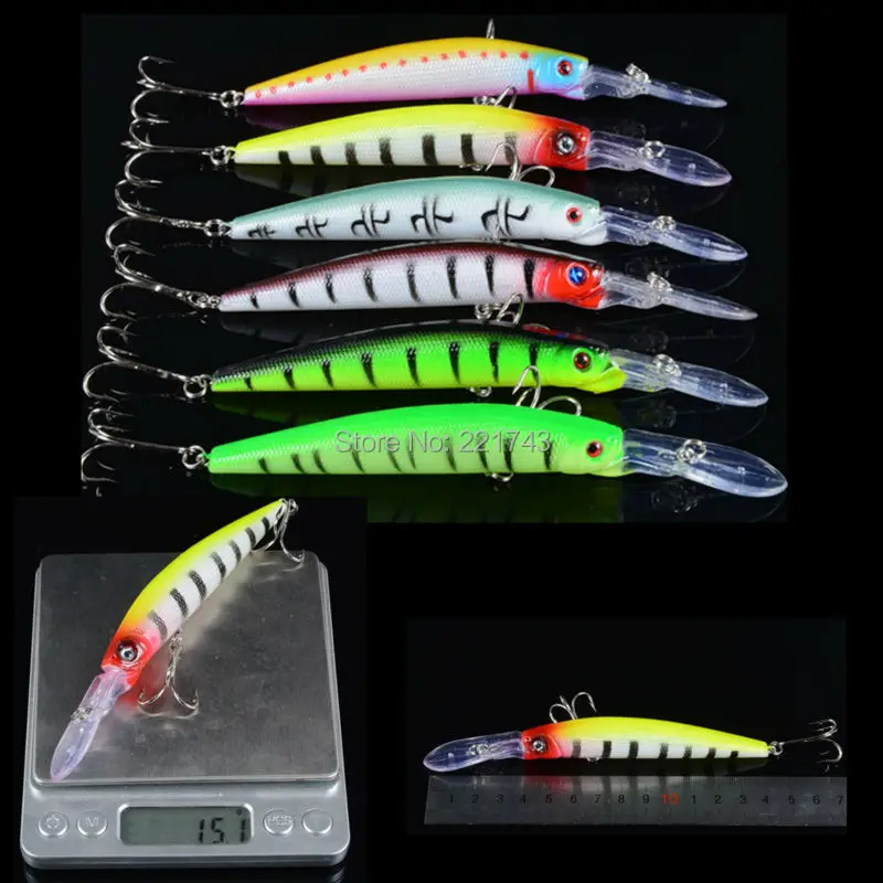 30 шт./лот рыболовные приманки жесткие приманки 30 цветов микс Minnow Lure и VIB Bait Crankbait пластиковые рыболовные снасти Pesca