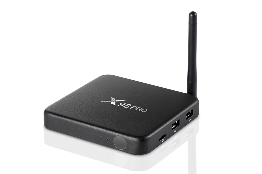 AMOBSAT X98 PRO Smart tv Box Android 7,1 3 ГБ 32 ГБ Amlogic S912 Восьмиядерный 2,4G/5 ГГц Wifi 4K медиаплеер X98pro телеприставка