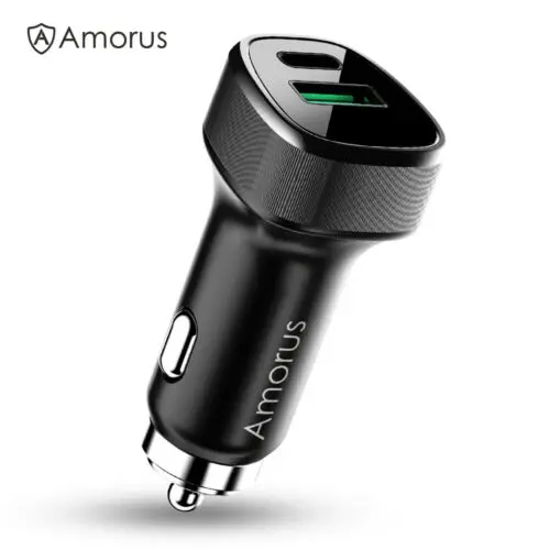 36 Вт QC 3 0 быстрое автомобильное зарядное устройство адаптер двойной USB для iPhone 7 8 X