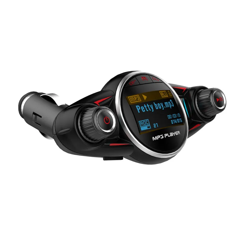 Беспроводной fm передатчик JaJaBor Bluetooth автомобильный комплект громкой связи AUX