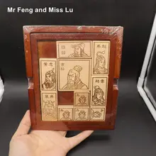 Китайская традиционная шахматная игра HuaRong Road коробка с игрушками деревянная игрушка малыш