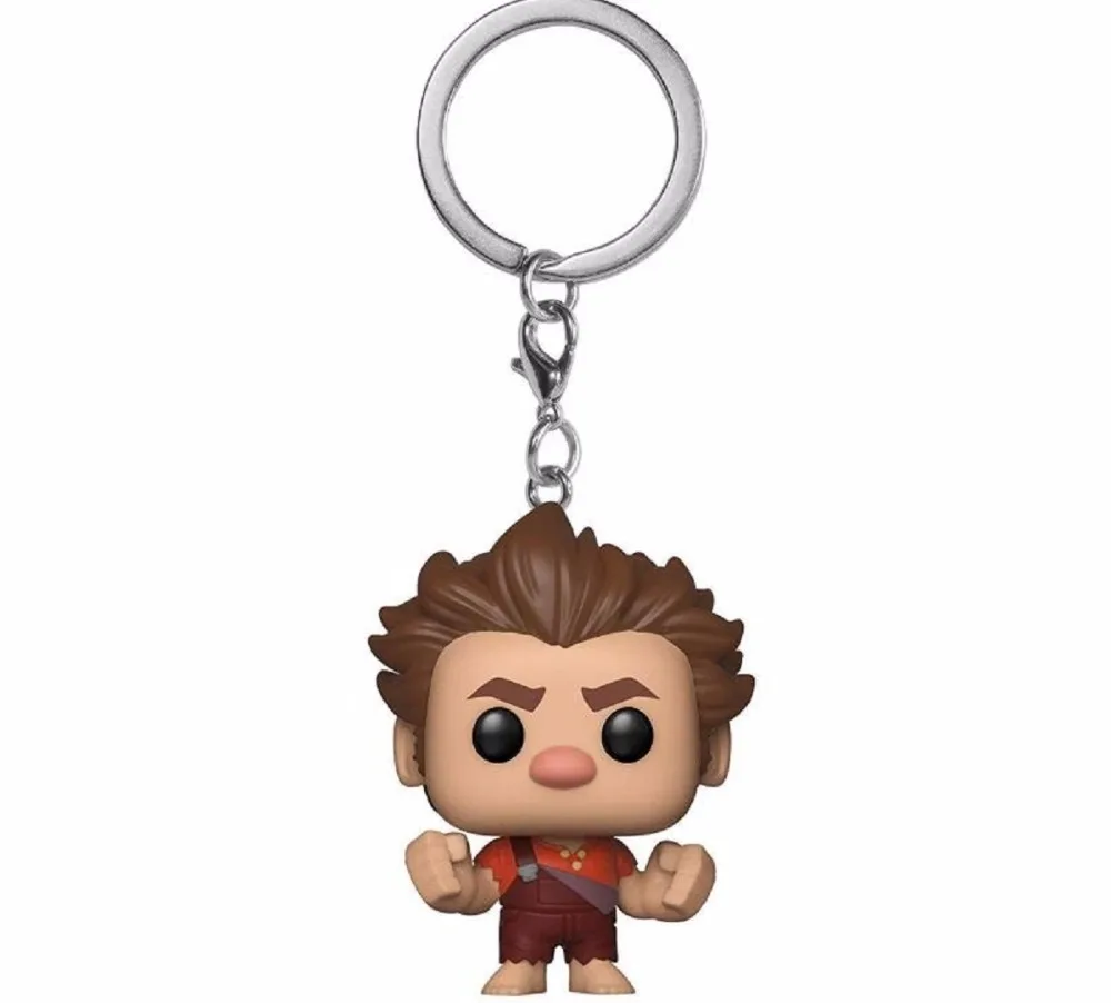

Movie Ralph Breaks the Internet figure keychain cartoon anime Wreck-It Ralph2 pvc model toy for birthday gift withbox