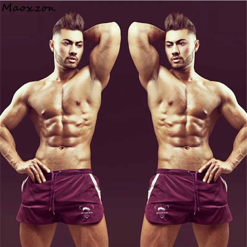 Maoxzon Men's Drawstring Board Shorts For Male Thin Summer