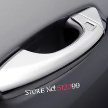 4 шт./компл. ABS хром цвет стиль боковая дверная ручка Крышка отделка автомобиля Стайлинг Для Ford Mustang