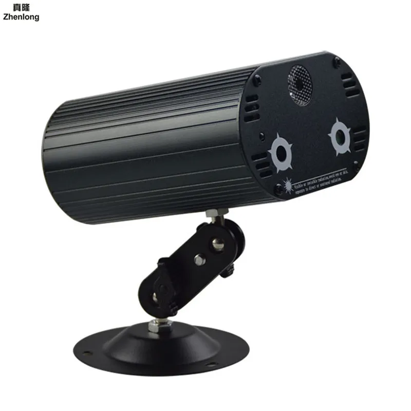 

9W Led Stage Lamp 24 Mode Disco Three Holes Laser Light Party Lights Sound Control DMX Lumiere Laser Firefly Long Shot Mini