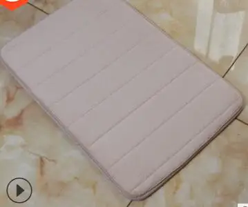 Толстые мягкие коралловые флисовые памяти ватная одежда Нескользящие Впитывающий Коврик медленный отскок коврик для кухни, ванной легко