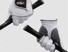 High Grade Professional Golf Gloves Men s Genuine Leather Breathable Golf Gloves Outdoor Sports Gloves Free