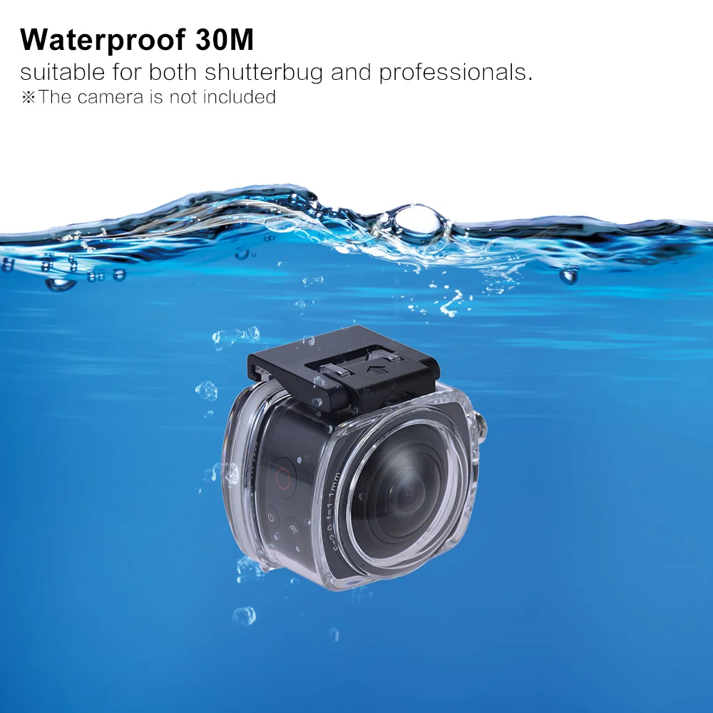 

Underwater Diving Photography Waterproof 30M Case Protector for Andoer 360 Degree Full HD Panoramic Sports Action Camera