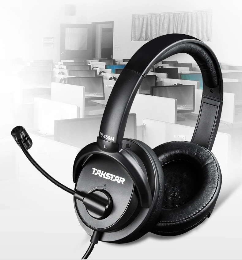 Takstar TS-450M мультимедийные наушники для мультимедийного электрифицированного образования/аудио станции обслуживания/ТВ-программы хоста