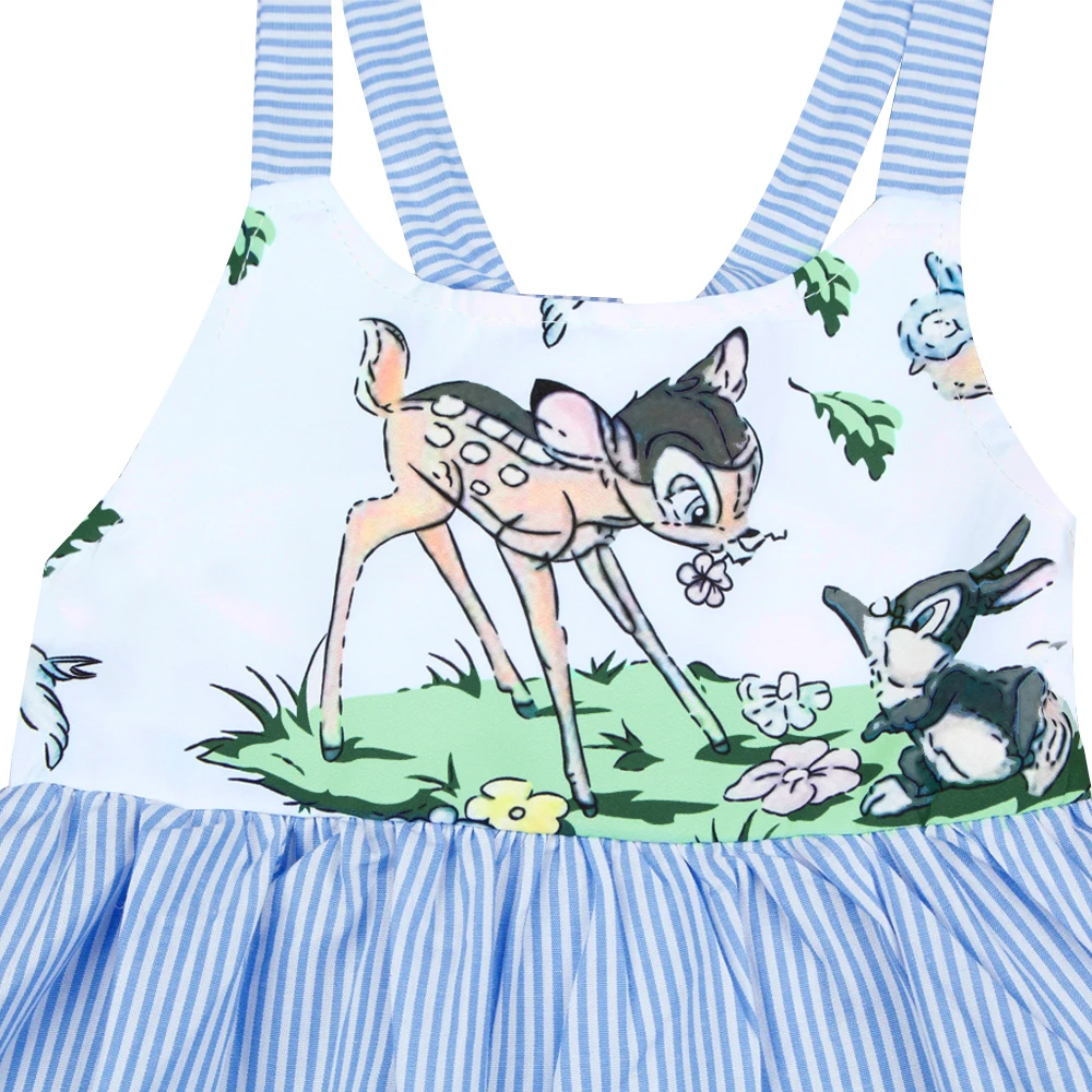 2018 Лидер продаж Мода Повседневное милые девушки Sikadeer Patternprint слинг синий с