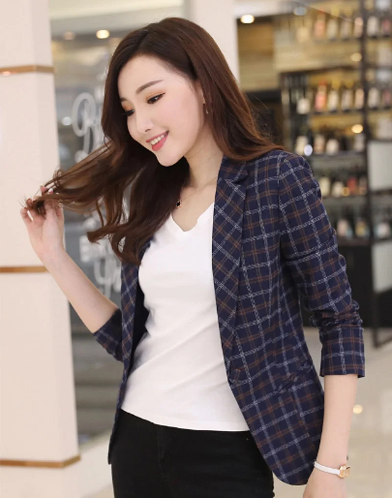 2019 Direct Selling Full Blazer Women Flying Roc New Style Blazer Casual Woman Suit Sleeve Slim Women Office Jacket Clothing