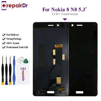 

5Pcs Original For Nokia N8 LCD Display With Touch Screen Digitizer Assembly Replacement Parts 100% Tested For Nokia 8 LCD Screen