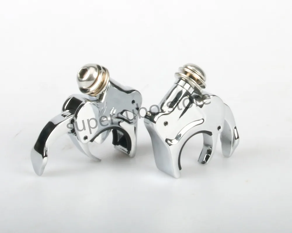 

Motorcycle 1 Pair 39mm Windscreen Clamps Front Windshield Bracket mounting case for Harley Dyna Sportster Custom