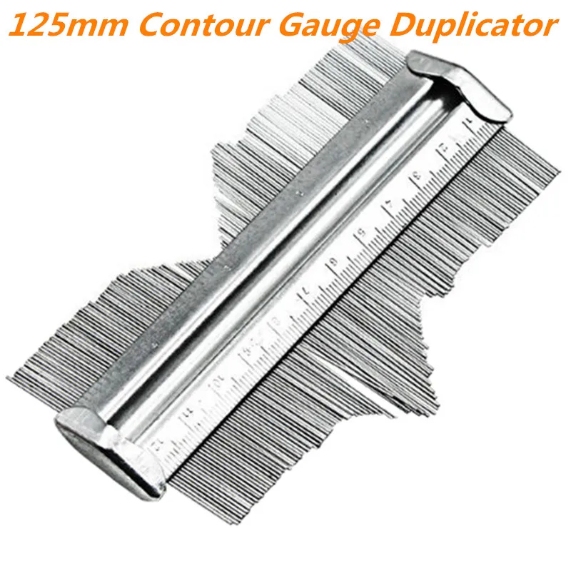 

125mm Metal Professional Contour Profile Gauge Irregular Shape Guage Tiling Laminate Tiles Contour Gauge Duplicator General Tool