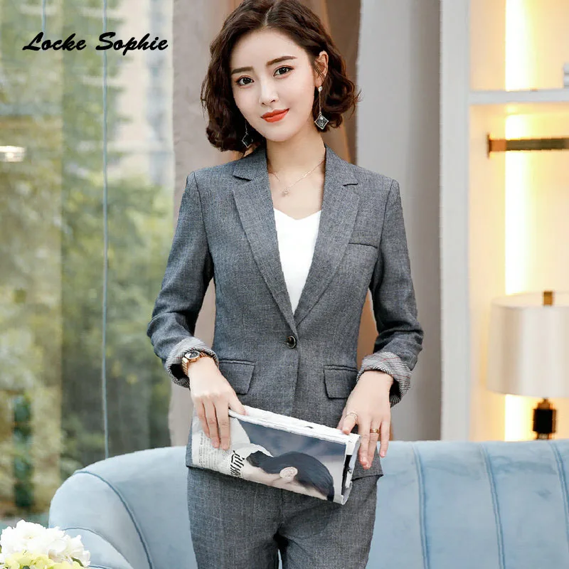 1pcs Women's Plus size Blazers coats 2019 Summer cotton Splicing Long sleeves Small Suits jackets ladies Skinny Blazers Suits