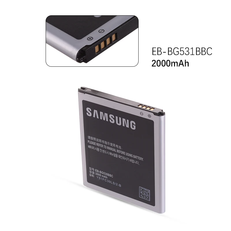 Оригинальная батарея для samsung Galaxy J3 батарея EB-BG531BBE Grand Prime J320F J2 основная батарея G5308W батареи