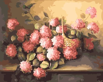 

Beautiful Flowers Frameless Picture Painting By Numbers Digital Oil Painting On Canvas Home Decoration DIY Painting G376