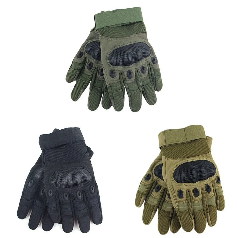 

2018 Sport Military Tactical Gloves Men's Gloves Hiking Outdoor Gloves For Hunting Climbing Cycling Army Safty Anti-slip Gloves