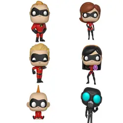 Incredibles 2 модели Mr. Incredible Elastigirl Violet Dash Jack-Jack Doll скриншот Junior Supers family pack прекрасная игрушка ПВХ 1