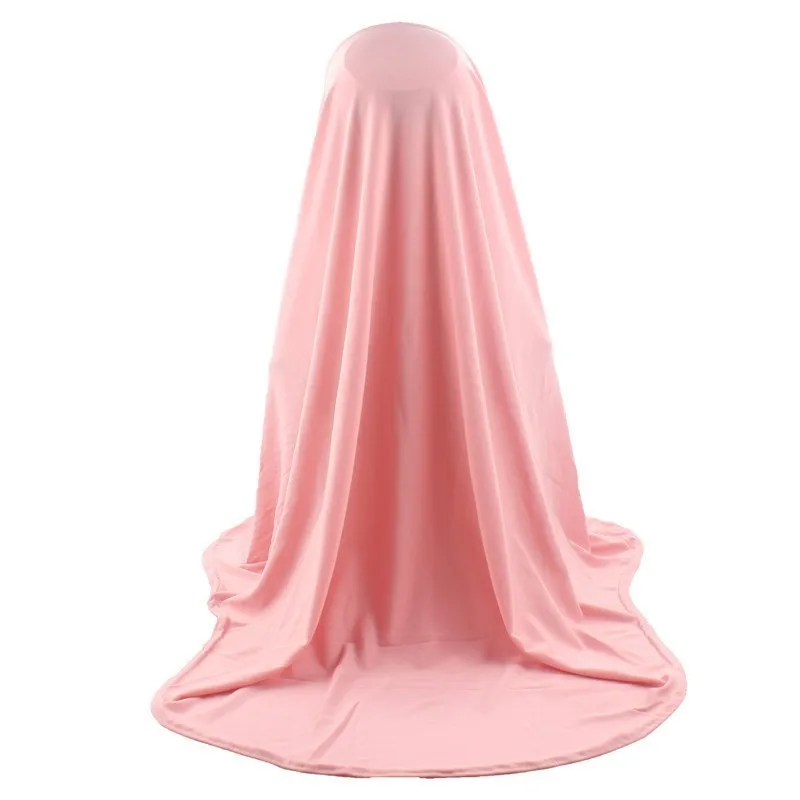 10 шт. мусульманский женский хиджаб исламский шарф женский платок на голову нагрудный шарф полное покрытие головной убор мягкий стрейч оптом