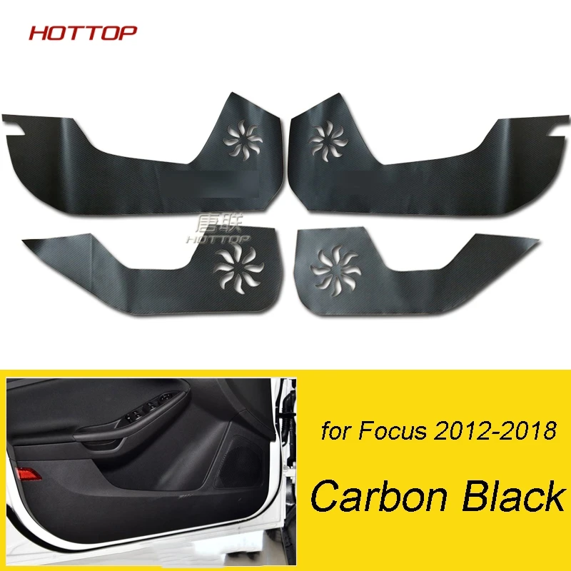 Для Ford Focus 2012- автомобильный Стайлинг интерьерная наклейка боковая защита края коврик анти-кик двери коврики наклейка перчатка коробка Коврик