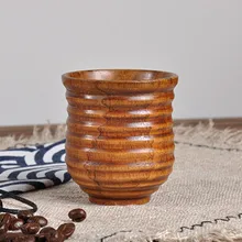 Новые деревянные чашки бревна цвета ручной работы из натурального дерева Кофе Чай пиво, сок молока кружка 75 мл