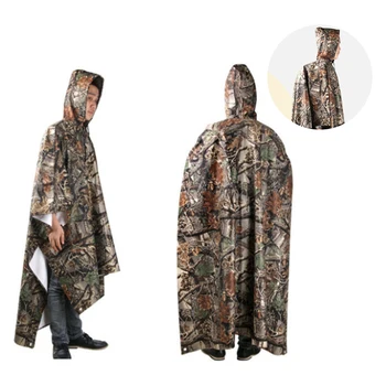 

3 In 1 Raincoat Backpack Waterproof Raincoat With Hood Hiking Cycling Rainwear Poncho Outdoor Camping Hiking Tent Mat
