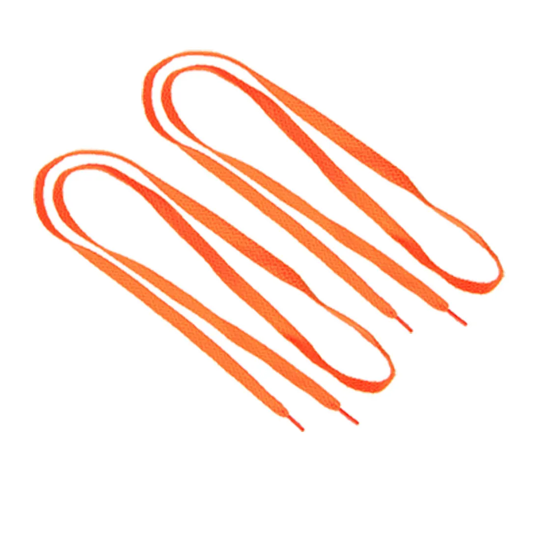 

UXCELL Solid Orange Replacement Flat Shoelaces Bootlaces 49