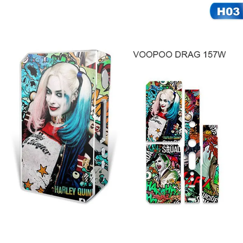 Наклейки на электронные сигареты для VOOPOO DRAG TC 157W коробка мод наклейка на обложку