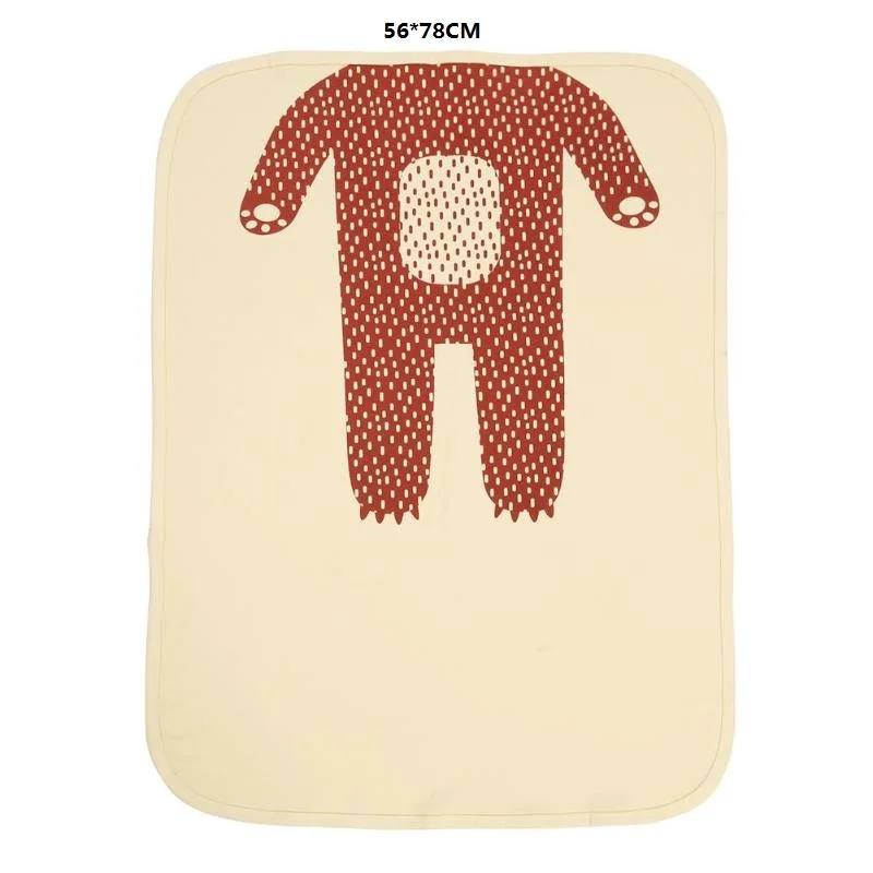 Детское одеяло с цветочным принтом; милое мягкое одеяло для пеленания; модные купальные полотенца для новорожденных; Сделай Сам; реквизит для фотосессии - Цвет: D 56x78cm