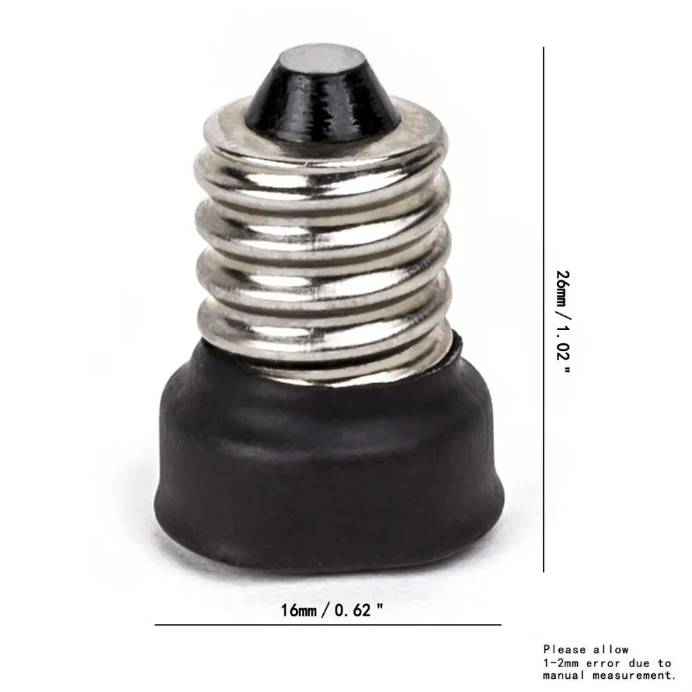 Hot Sale New Arrival 10Pcs E14 to US E12 Base Socket Adapter Led Light Bulb Converter Small Lamp Holder Converter-in Lamp Holder Converters from Lights ...