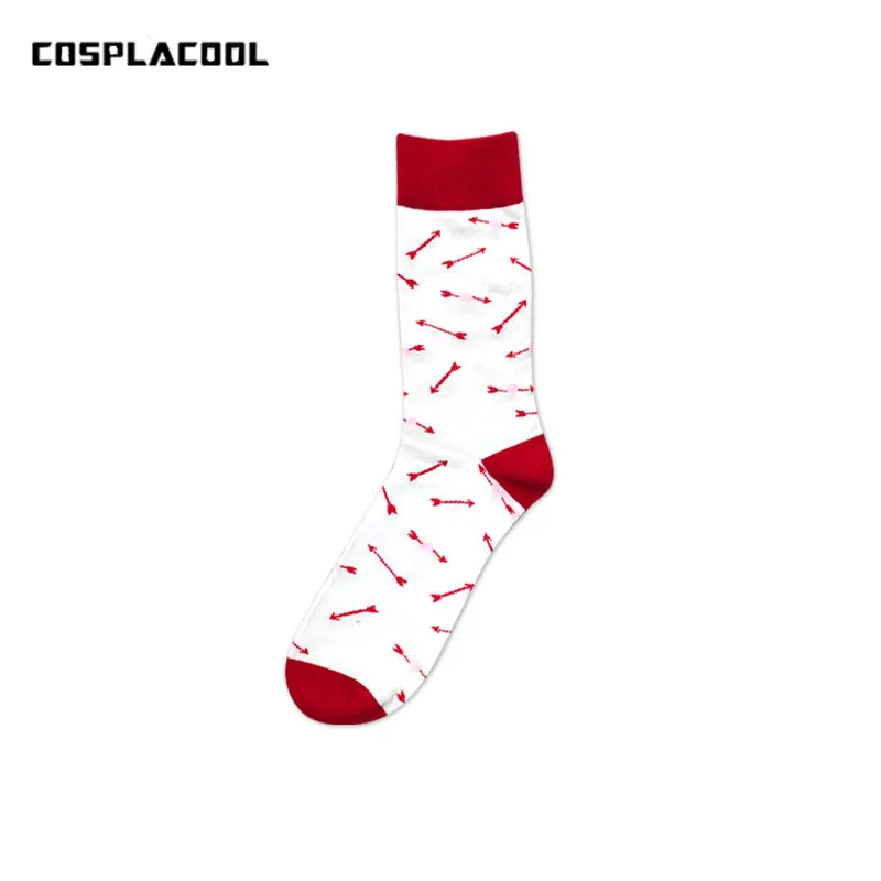 

[COSPLACOOL]1 Pairs Pattern New Warm Socks Men Fashion Business Men Socks Harajuku Meias Cotton Unisex Calcetines Hombre