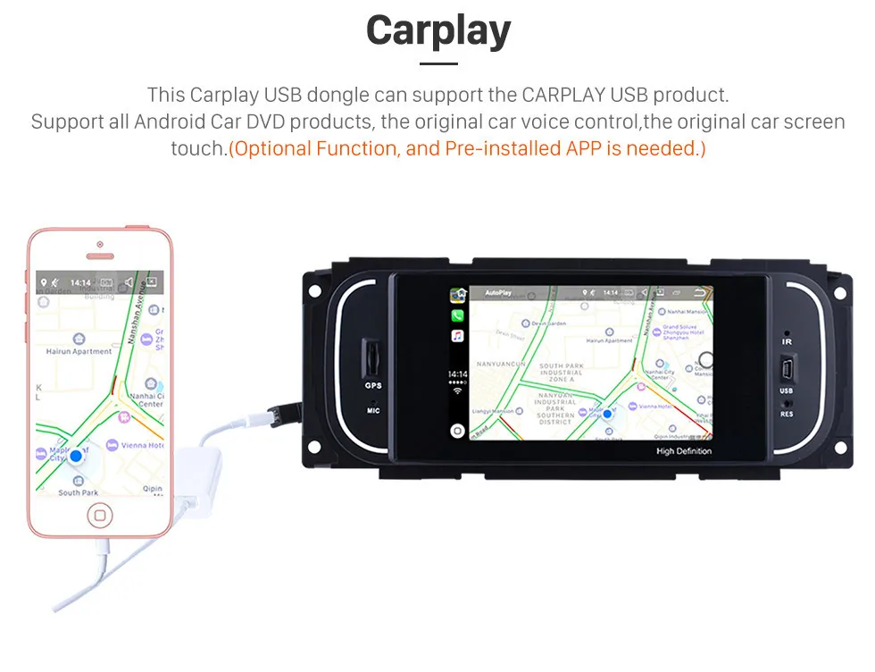 Seicane Android 8,1 " Автомобильный Радио Стерео gps мультимедийный плеер для Chrysler 300 м Sebring PT Cruiser Concorde Grand Voyager Dodge