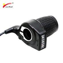 Jueshuai, электрический велосипед, половина «ГАЗа», батарея, дисплей питания, 3 уровня, аксессуары для электровелосипеда, скоростная ручка, газ