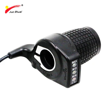 

jueshuai Electric Bike Half Throttle Battery Power display 3 level Electric Bicycle Accessories Part Ebike Speed Handle Gas