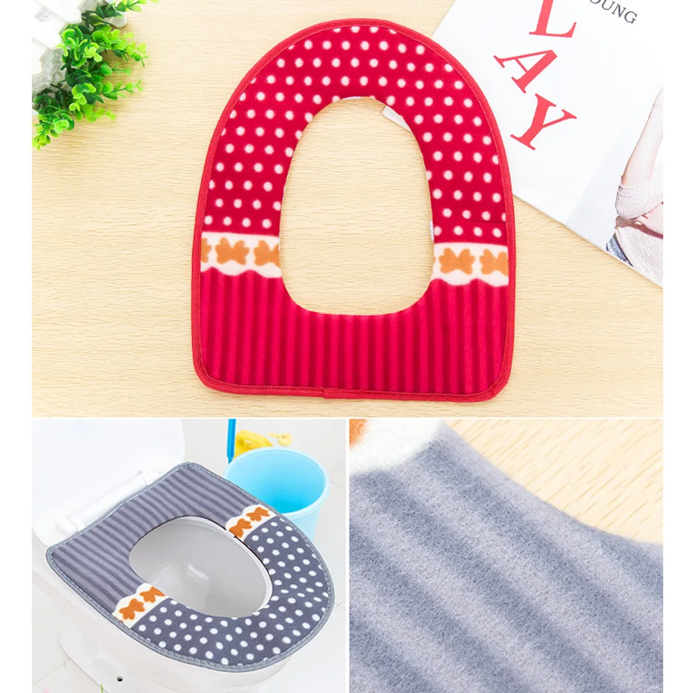 43x35CM Toilet mat for Soft warm toilet bathroom toilet seat cover tapa wc inodoro  Closestool Protector Bathroom Accessories (2)