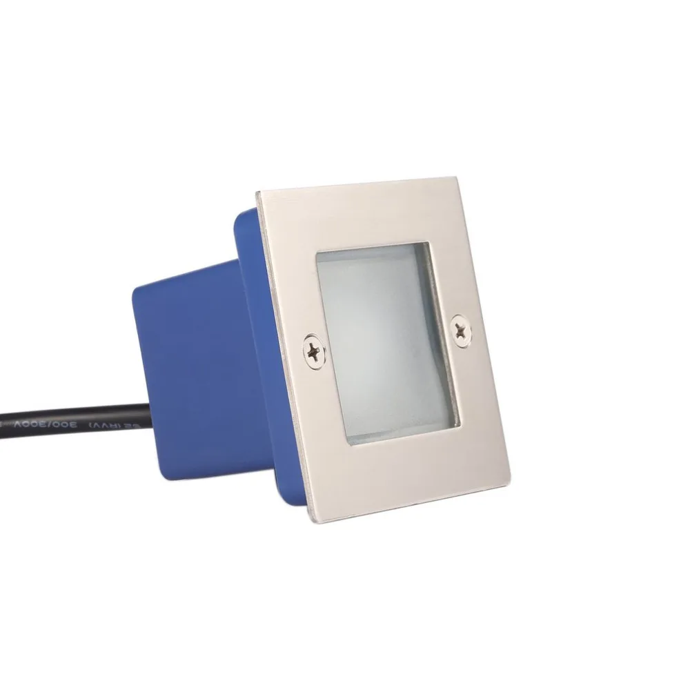Square Durable 1W LED Underground Light IP65 Ground Lamps Buried Pathway Path Step Stair Wall Garden Yard Lamp | Лампы и освещение
